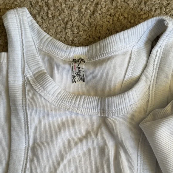 FP Movement by Free People White Crop Tops - Picture 7 of 9